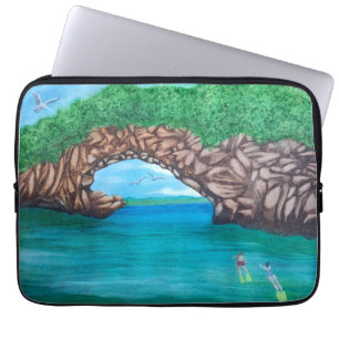 Snorkelling in Paradise  Laptop Sleeve