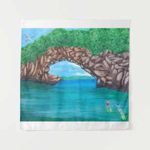 Snorkelling in Paradise Tapestry