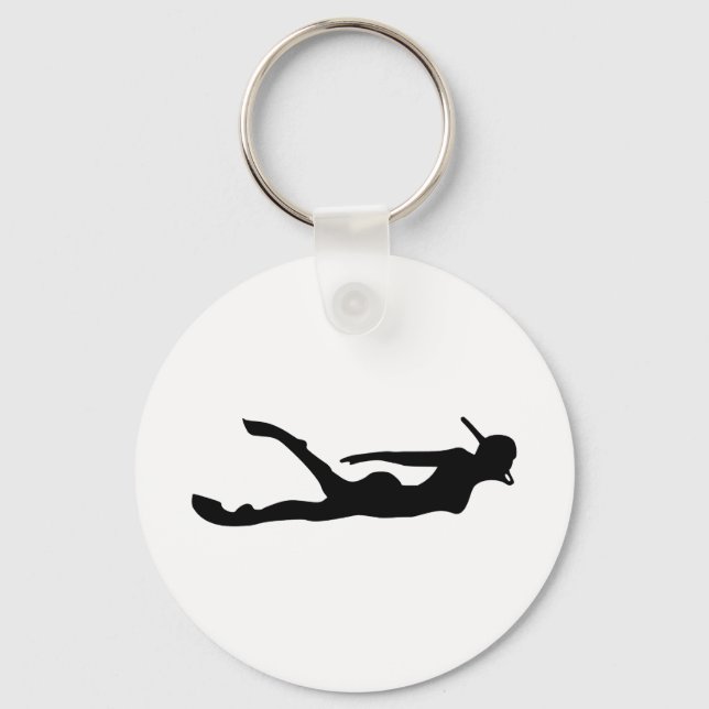 Snorkelling Key Ring (Front)