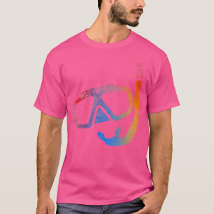Snorkelling Mask Snorkel Love Diving T-Shirt