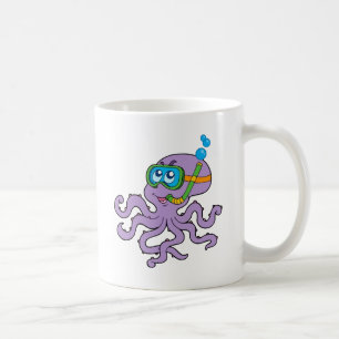 Snorkelling Octopus Coffee Mug