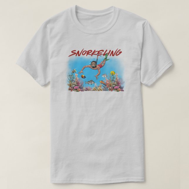 Snorkelling T-Shirt (Design Front)