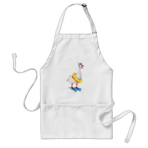 Snorkelling White Goose Standard Apron