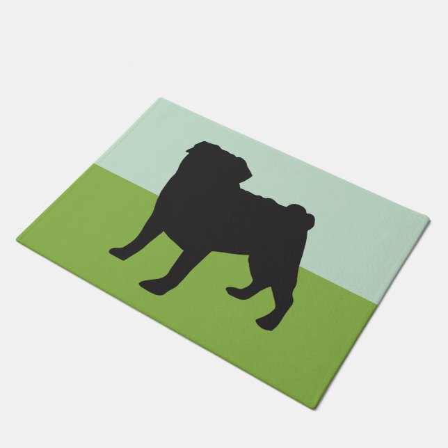SNORT pug doormat (Angled)