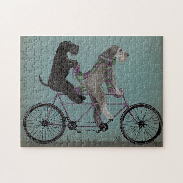 snorted tandem jigsaw puzzle (Horizontal)