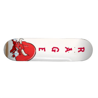 snorting-red-bull skateboard