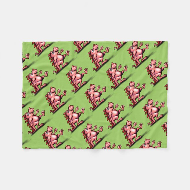 Snorts Fleece Blanket (Front (Horizontal))