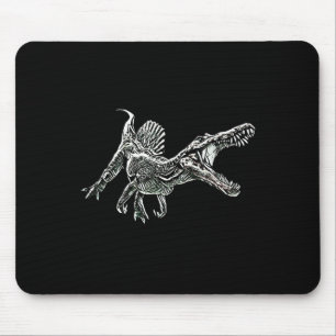 Snosaurus Motif Dinosaur Prehistoric Predator Dino Mouse Mat