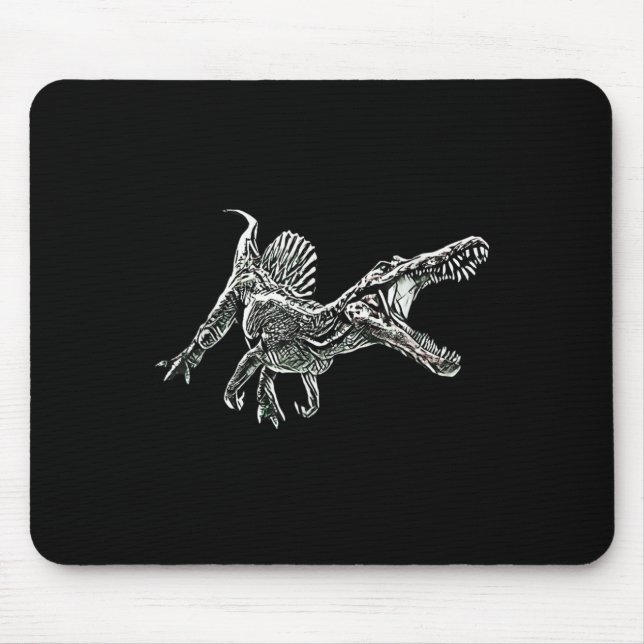Snosaurus Motif Dinosaur Prehistoric Predator Dino Mouse Mat (Front)
