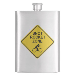 Snot Rocket Zone Hip Flask