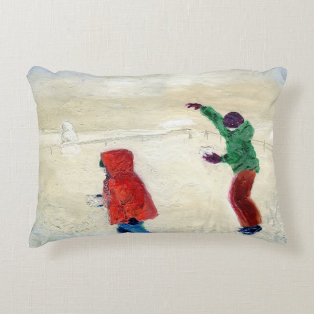 Snow! 2014 decorative cushion (Front)