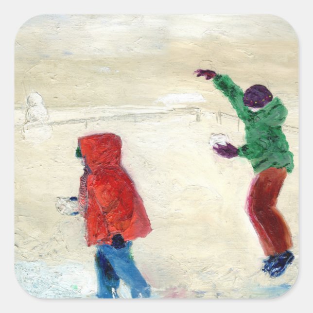 Snow! 2014 square sticker (Front)