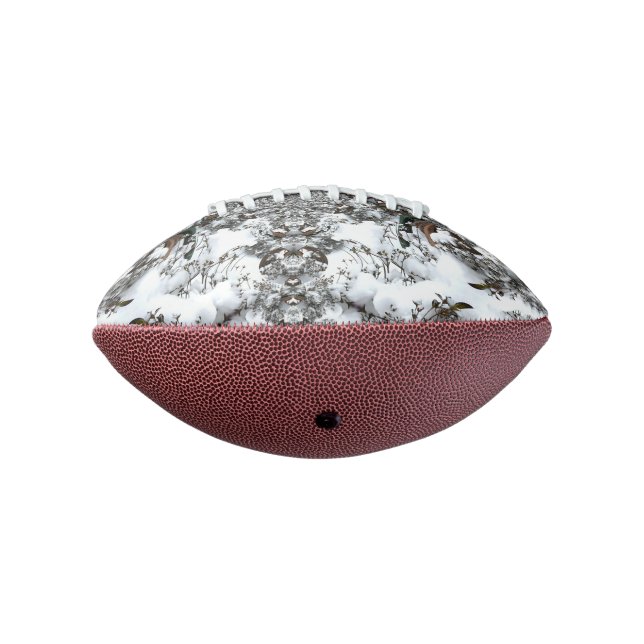 Snow Abstract American Football (Rotated 270)