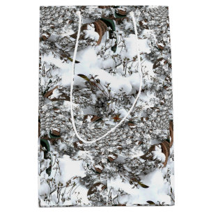 Snow Abstract Medium Gift Bag