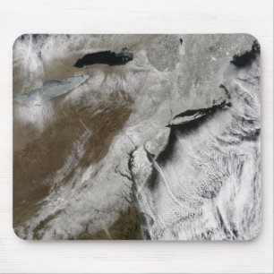 Snow across the northeastern United States Mouse Mat