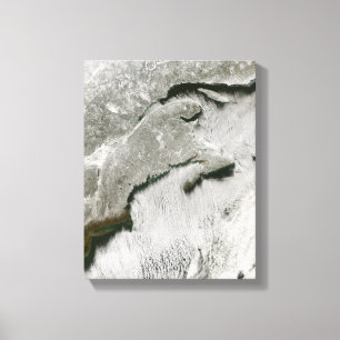 Snow and cloud streets canvas print