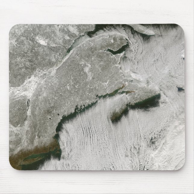 Snow and cloud streets mouse mat (Front)