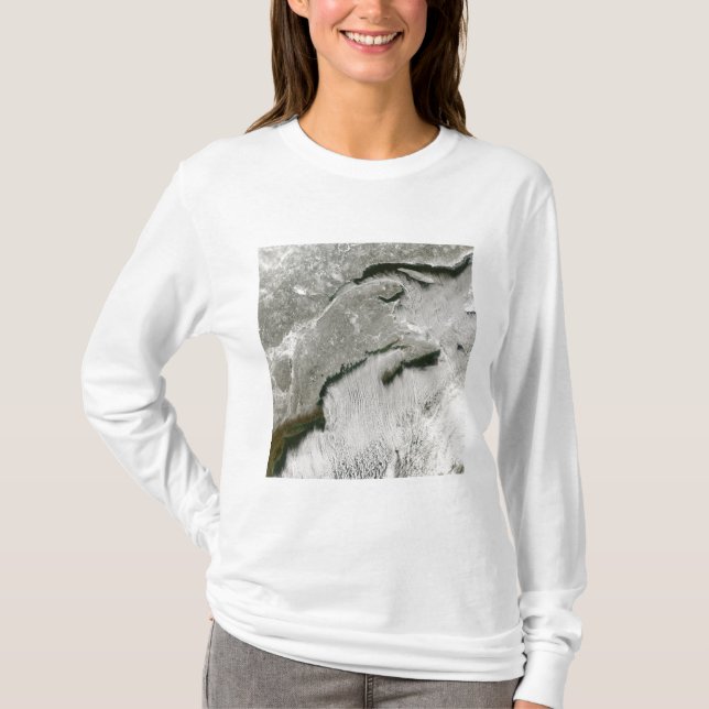 Snow and cloud streets T-Shirt (Front)