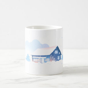 Snow And House Coffee Mug