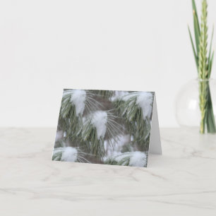 Snow And Ice Winter Nature Photography  Note Card