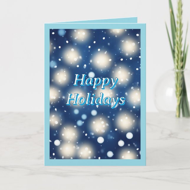 Snow and Magic Christmas Card (Front)