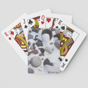 Snow And Rocks, Mt. Rainier National Park 2 Playing Cards