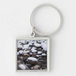Snow And Rocks, Mt. Rainier National Park Key Ring