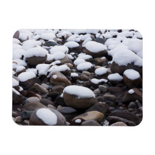 Snow And Rocks, Mt. Rainier National Park Magnet