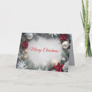 Snow and Silver - From Mine To Yours Christmas Holiday Card