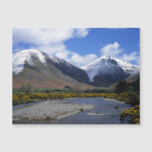Snow and Spring Wasdale Head Cumbria England