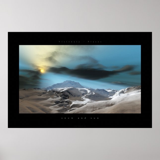 snow and sun poster (Front)