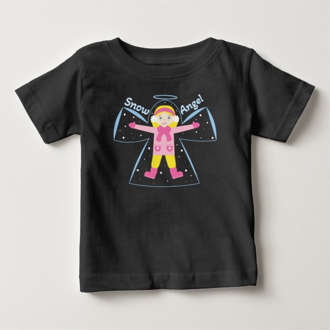 Snow Angel Baby T-Shirt (Front)