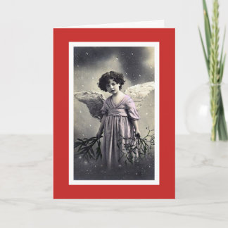 SNOW ANGEL CHRISTMAS CARD