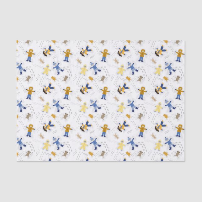 Snow Angel Kids Tissue Paper (Front)