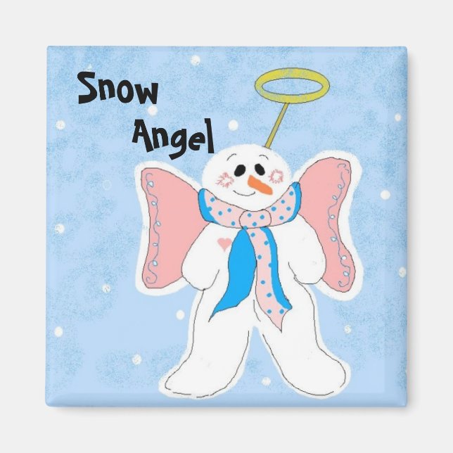 Snow Angel Magnet (Front)