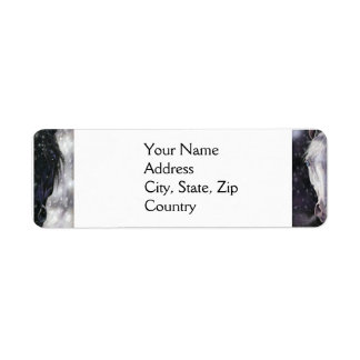 Snow Angel, Snow Face - return address labels
