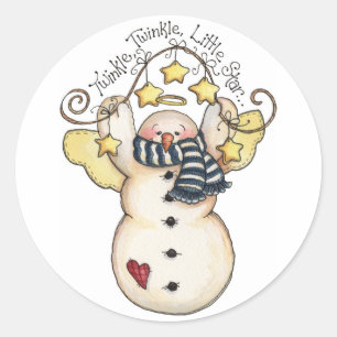 Snow Angel Twinkle Twinkle Little Star Sticker