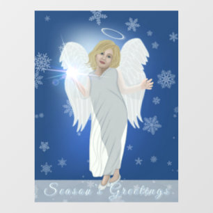 Snow Angel Window Cling