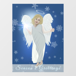 Snow Angel Window Cling
