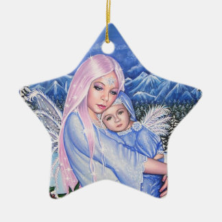 Snow Angels Ceramic Tree Decoration