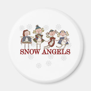 Snow Angels Magnet