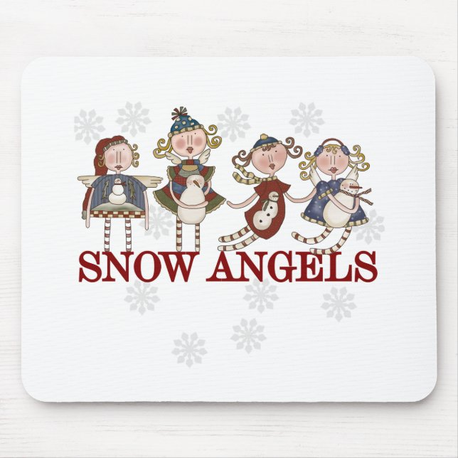 Snow Angels Mouse Mat (Front)