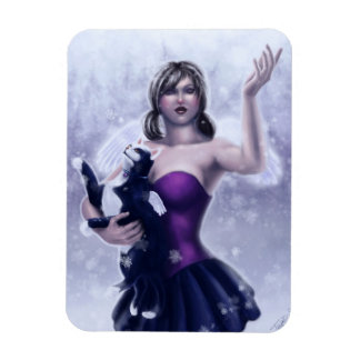 "Snow Angels" Premium Magnet