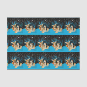 Snow Angels Tissue Paper