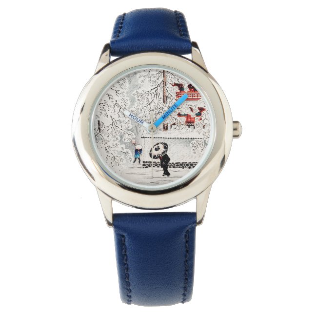 Snow Asakusa Yedo Musashi Province Hiroaki Takahas Watch (Front)