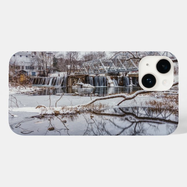Snow At Finley Dam Case-Mate iPhone Case (Back (Horizontal))