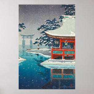 Snow at Miyajima by Tsuchiya Koitsu Poster