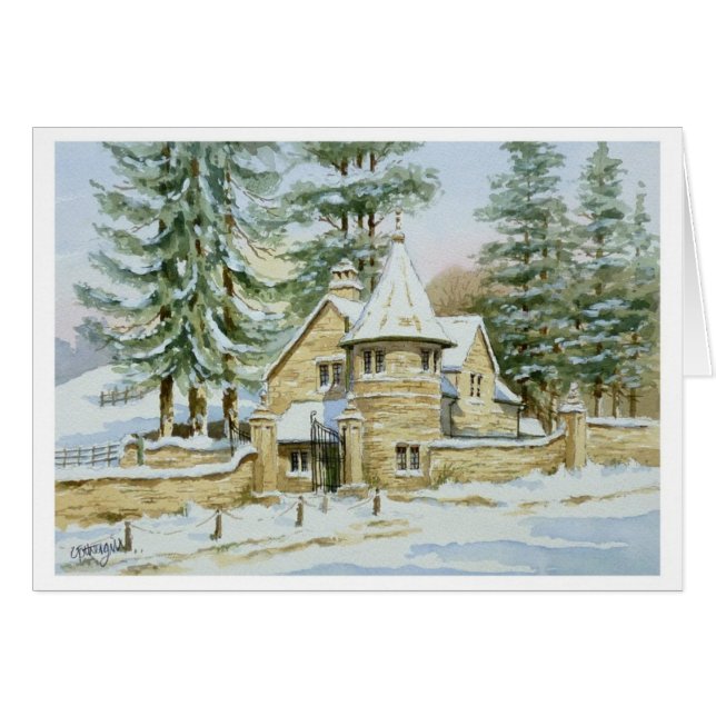 Snow at Stowell Lodge Gate (Front Horizontal)