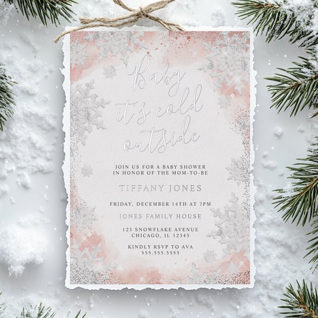 Snow Baby it's cold outside Baby shower  (Creator Uploaded)
