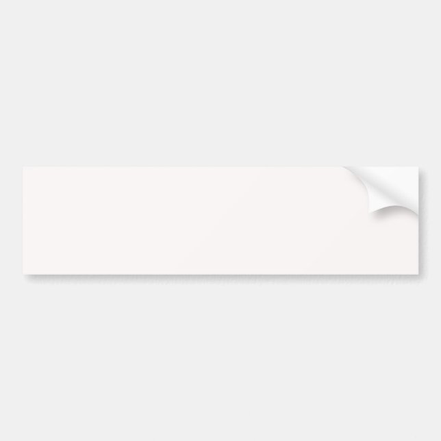 Snow Background Bumper Sticker (Front)